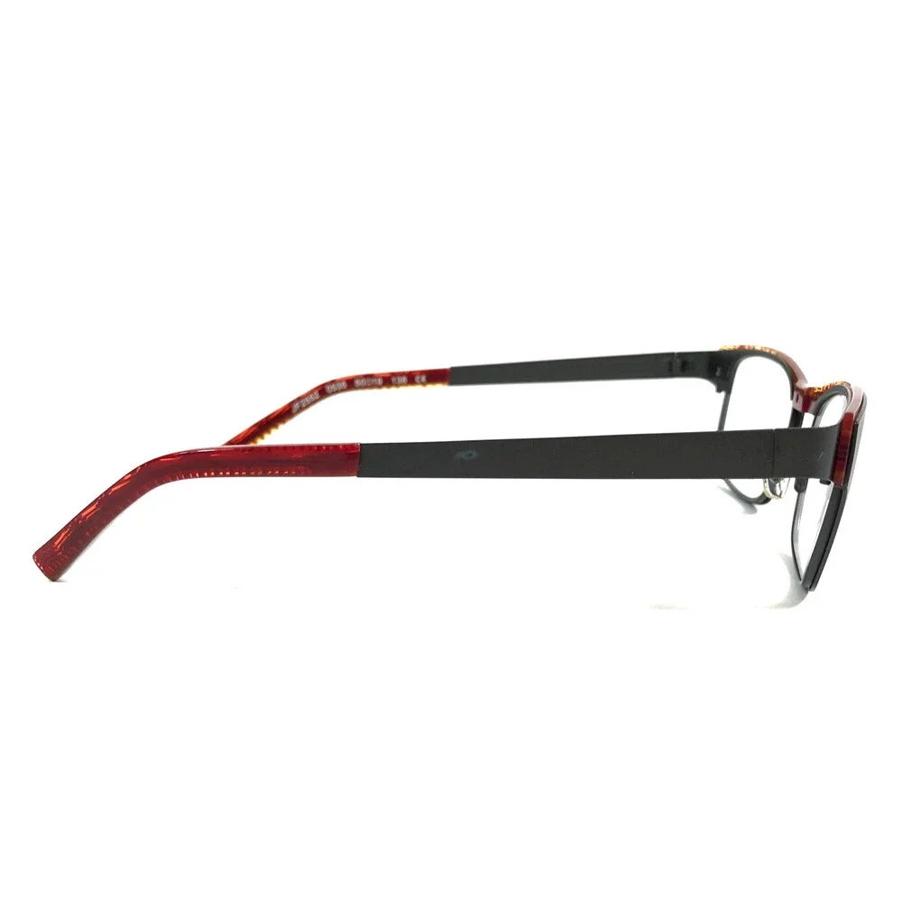 J.F. Rey Eyeglasses Frames JF2552 0535 Matte Dark Grey Orange Yellow 50-19-138